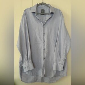 Stacy Adams Noah Spread Collar Soft Button Down Long-Sleeve Size X-Large 34/35